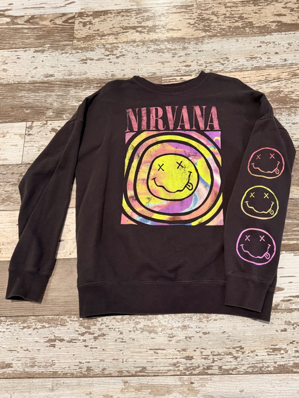 Abercrombie & Fitch Nirvana Crew neck Sweatshirt Size 15/16